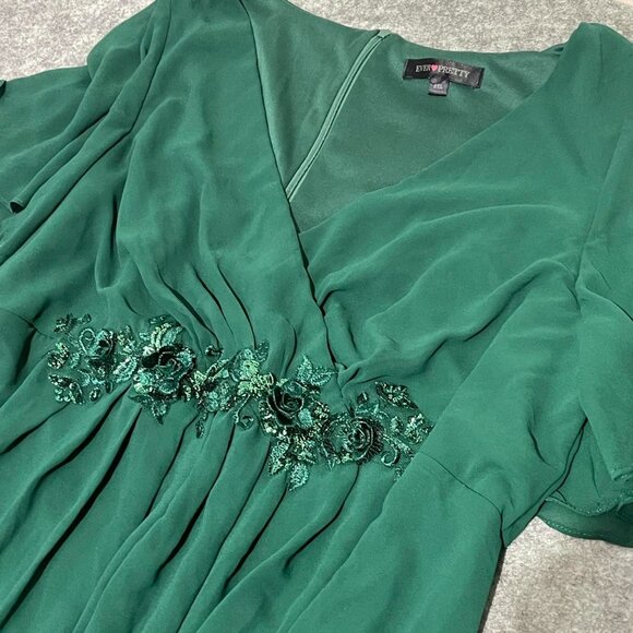 Ever Pretty Green Formal Evening Maxi Dress Size: 5XL - Picture 2 of 8